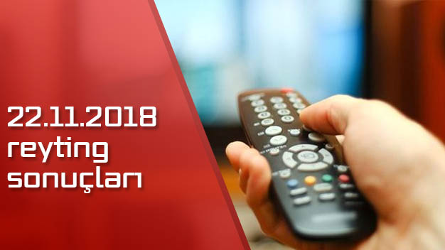 22 Kasım 2018 Perşembe reyting sonuçları 