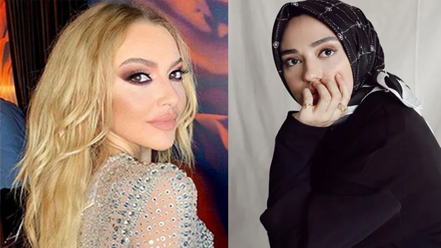 Hadise'den başörtülü modacı Hülya Aslan'a destek